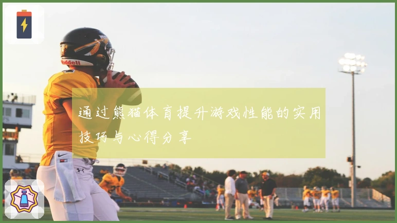 通过熊猫体育提升游戏性能的实用技巧与心得分享